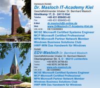 Dr. Masloch IT-Academy Kiel u. EDV-Masloch in Lichtenfels, NordBayern